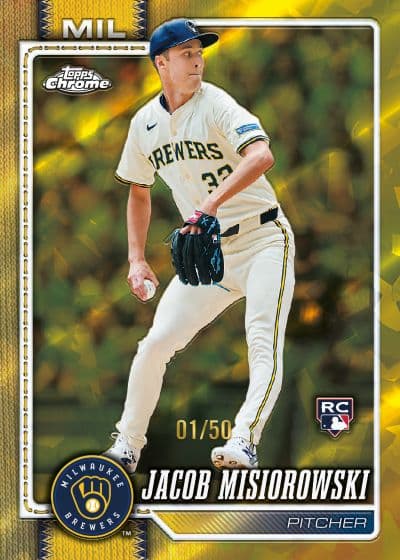 Gold parallel (/50) on-card autographs